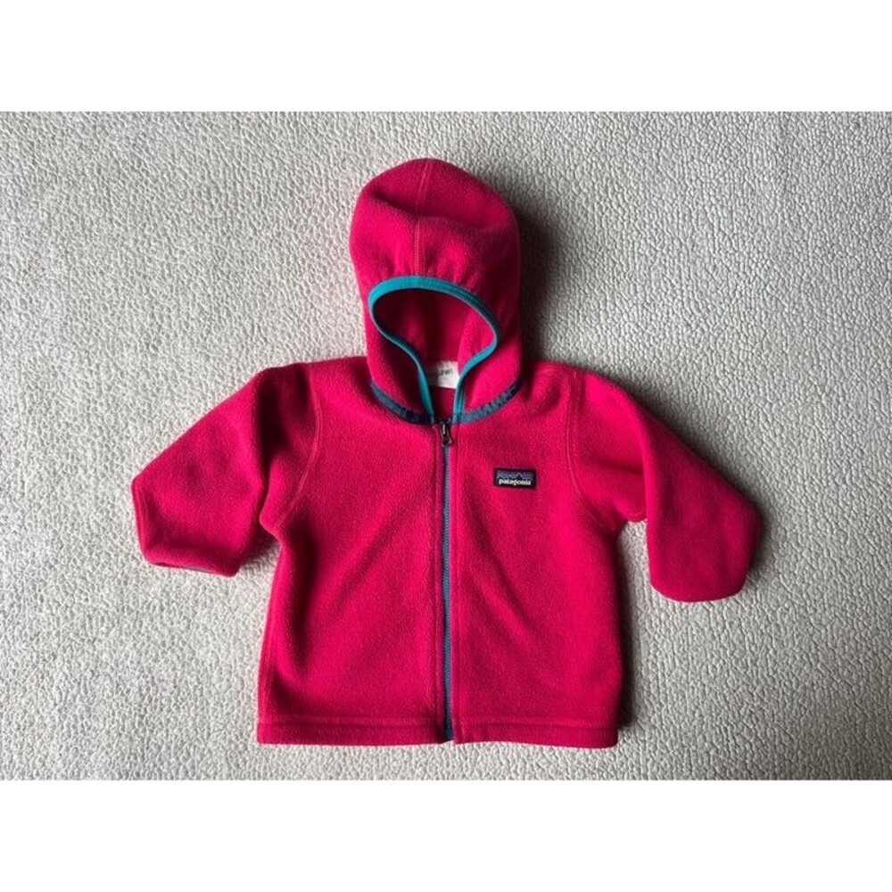 Patagonia Baby Synchilla Hooded Full Zip Fleece Jacket 12 Months